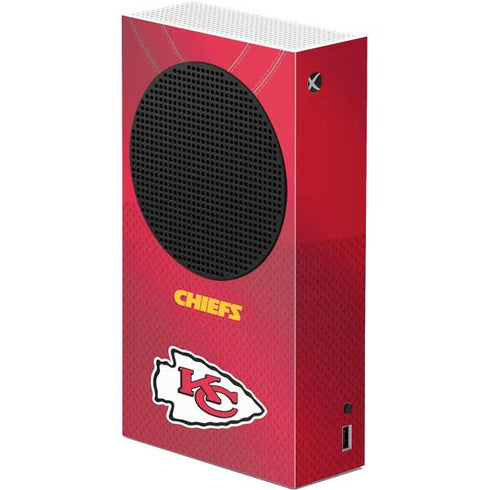 NFL Kansas City Chiefs Team Jersey Xbox Series S Console Skin